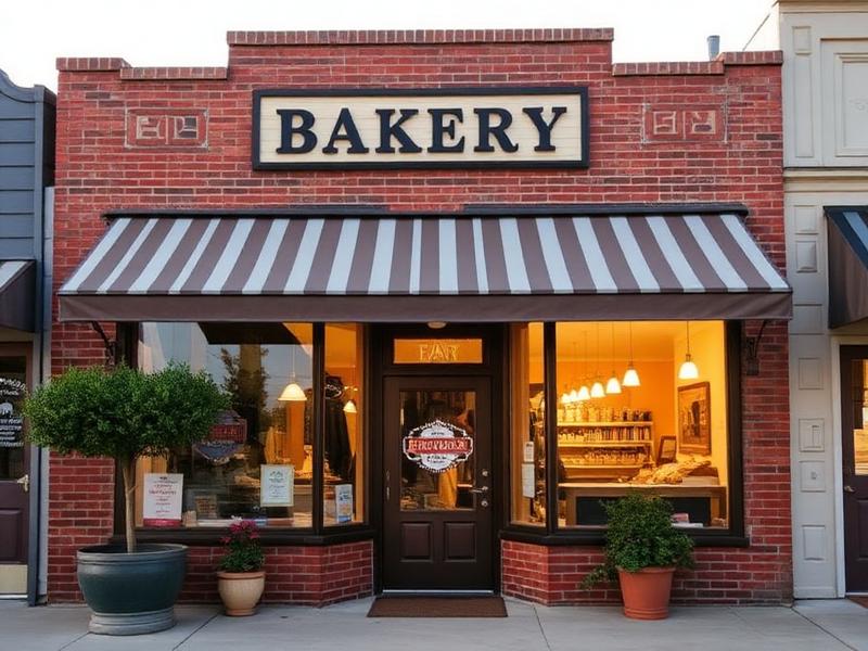 Gude's Bakery & Deli storefront in Burnet, Texas